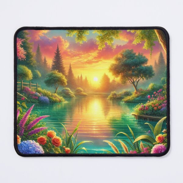 Item preview, Peaceful Lake Sunset designed and sold by MomentsbyMo.
