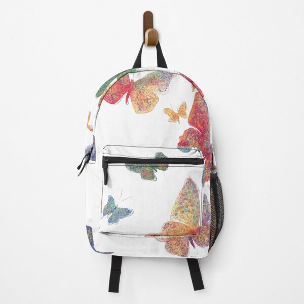 Item preview, Watercolor digital painting of colorful butterflies isolated on a white or transparent background designed and sold by svetlanna.