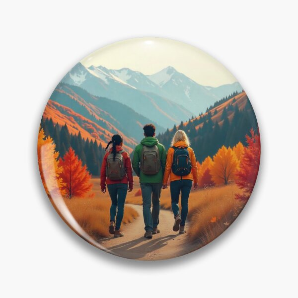 Item preview, Autumn Mountain Hiking Adventure designed and sold by hjian8219.