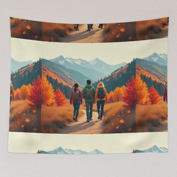 Item preview, Autumn Mountain Hiking Adventure designed and sold by hjian8219.