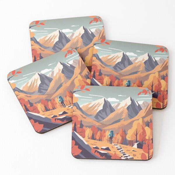 Item preview, Autumn Mountain Hiking Adventure designed and sold by hjian8219.