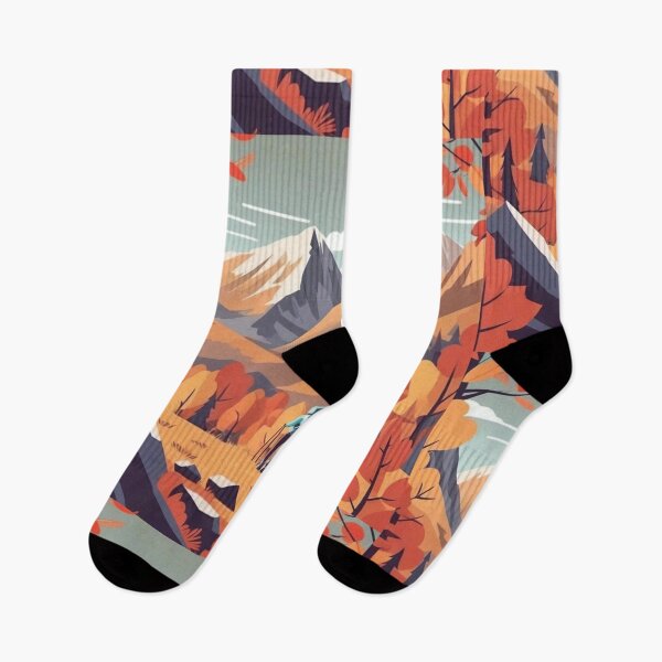Item preview, Autumn Mountain Hiking Adventure designed and sold by hjian8219.