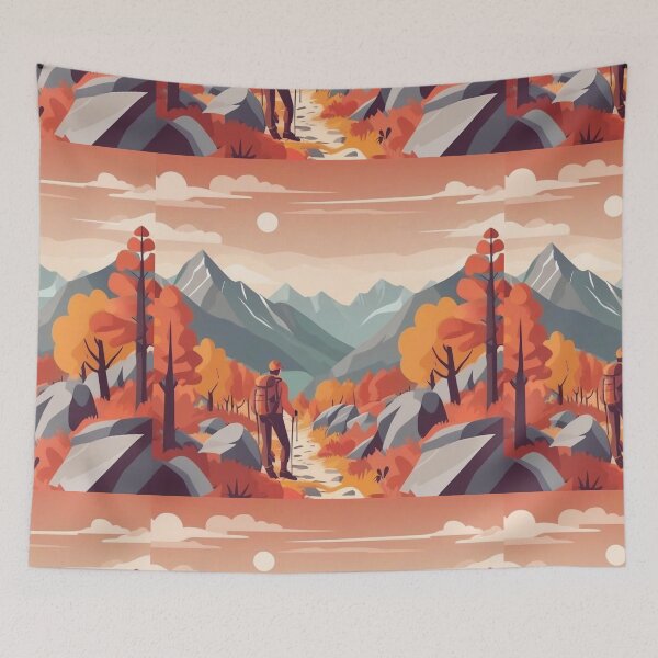 Item preview, Autumn Mountain Hiking Adventure designed and sold by hjian8219.