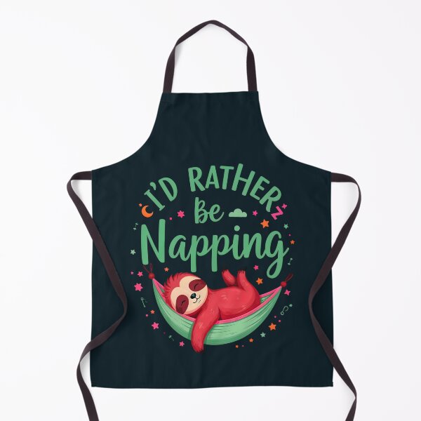 Item preview, I'd Rather Be Napping Cute Sloth Quote designed and sold by TheArtOfPat.