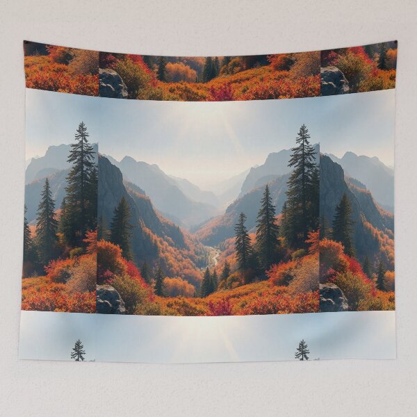 Item preview, Autumn Mountain Hiking Adventure designed and sold by hjian8219.