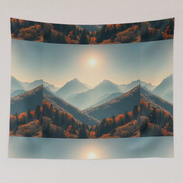 Item preview, Autumn Mountain Hiking Adventure designed and sold by hjian8219.