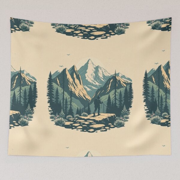 Item preview, Autumn Mountain Hiking Adventure designed and sold by hjian8219.