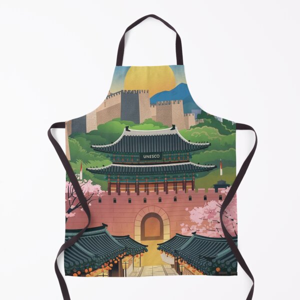 Item preview, Suwon Vintage Travel Poster designed and sold by TravelerRat.