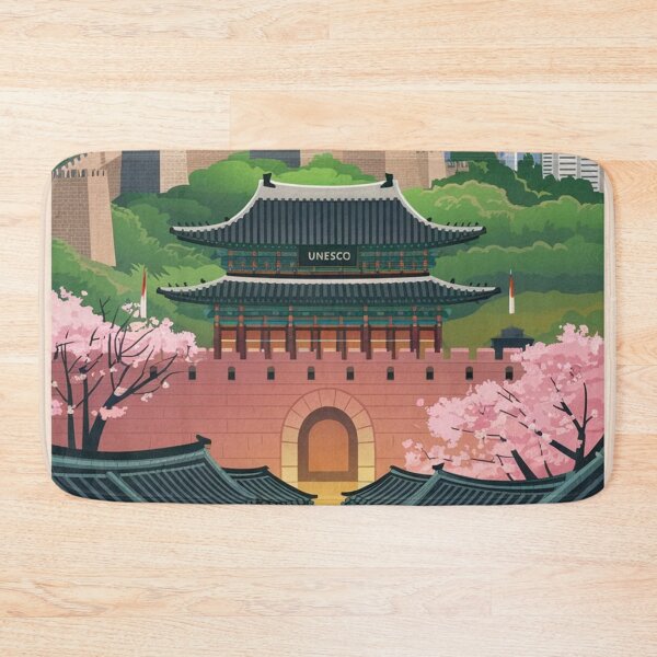 Item preview, Suwon Vintage Travel Poster designed and sold by TravelerRat.