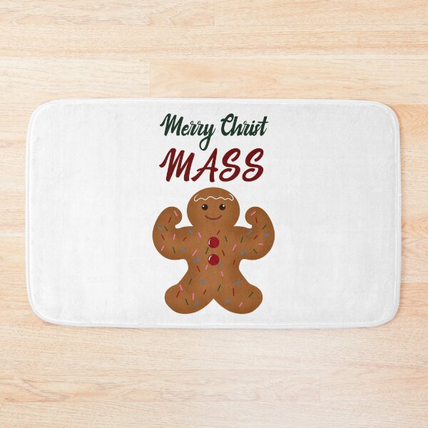 Item preview, Christmas Gingerbread Strongman - Merry ChristMASS designed and sold by JarhDesign.