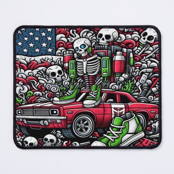 Item preview, Transformers-Style Nitrogen Cars with Skeleton Sneakers and Blood Art designed and sold by Imaginarium of Chaos falcon88 .
