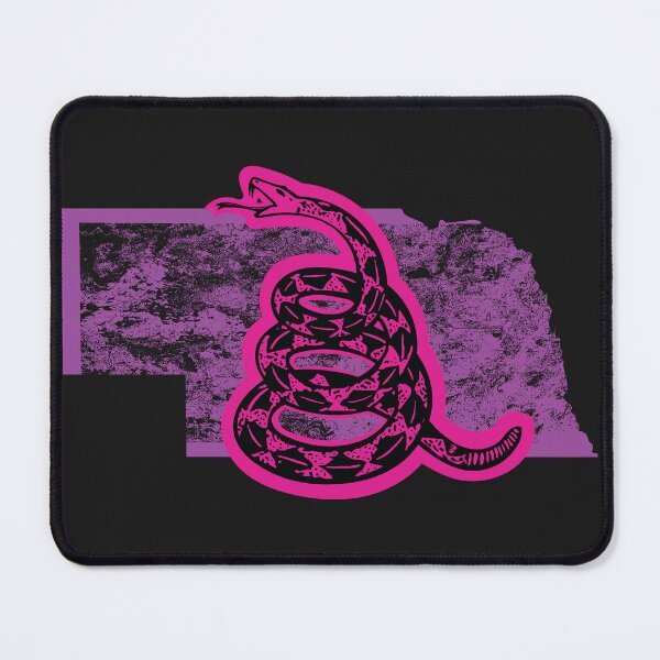 Item preview, NEBRASKA  - Freedom Is The Superpower - Gadsden Snake Flag - Dont Tread On Me design 80s colors designed and sold by pelagio.