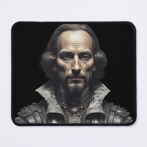 Item preview, Cyberpunk William Shakespeare: Bard of the Neon Future designed and sold by C-Collectible.