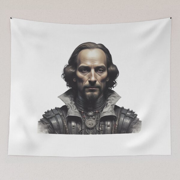 Item preview, Cyberpunk William Shakespeare: Bard of the Neon Future designed and sold by C-Collectible.