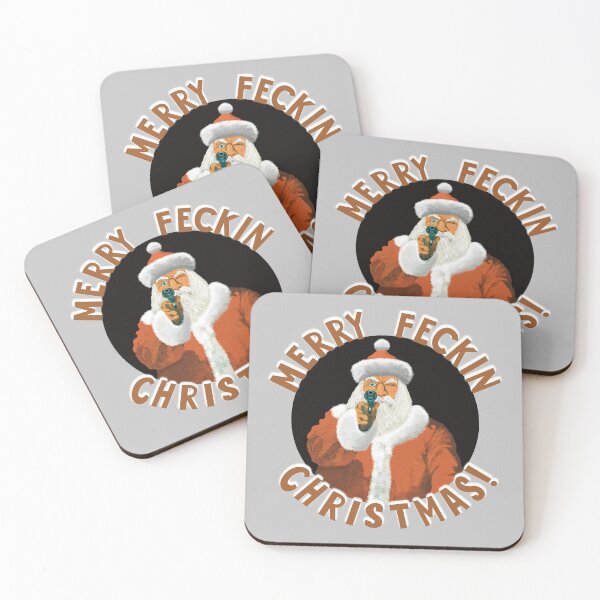 Item preview, Miserable Old Git - Merry Feckin Christmas Santa designed and sold by KateVanFloofno1.