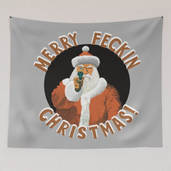 Item preview, Miserable Old Git - Merry Feckin Christmas Santa designed and sold by KateVanFloofno1.