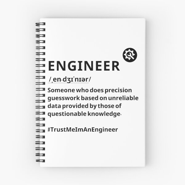Item preview, Engineer Definition - Problem-Solving Humor designed and sold by Oz64.