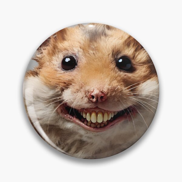 Item preview, The Hamster's Haunting Smile designed and sold by ArtPrintsUSA.
