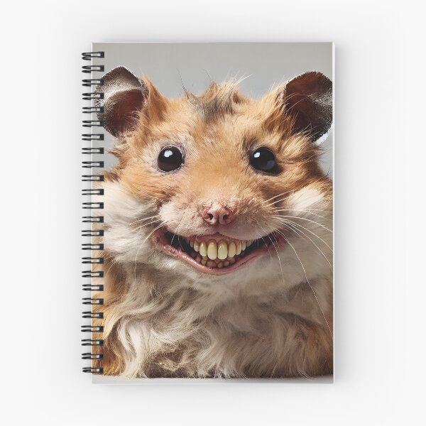 Item preview, The Hamster's Haunting Smile designed and sold by ArtPrintsUSA.