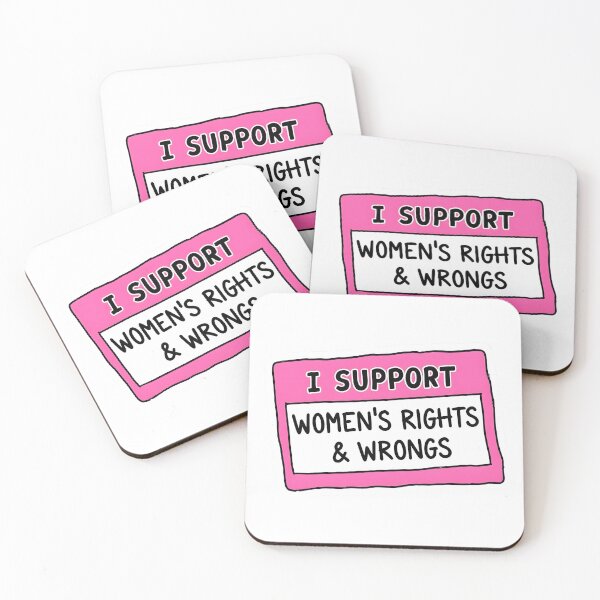 Item preview, Feminist AF Barbie Pink 4B Movementv Women Rights and Wrongs designed and sold by PatriciART Studio.