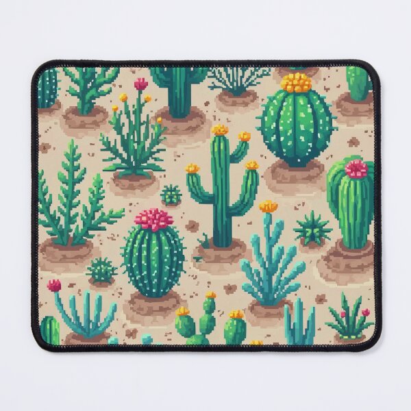 Item preview, Pixel Cactus Pattern designed and sold by NaturePixel.
