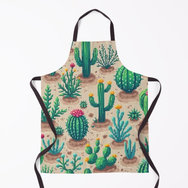 Item preview, Pixel Cactus Pattern designed and sold by NaturePixel.
