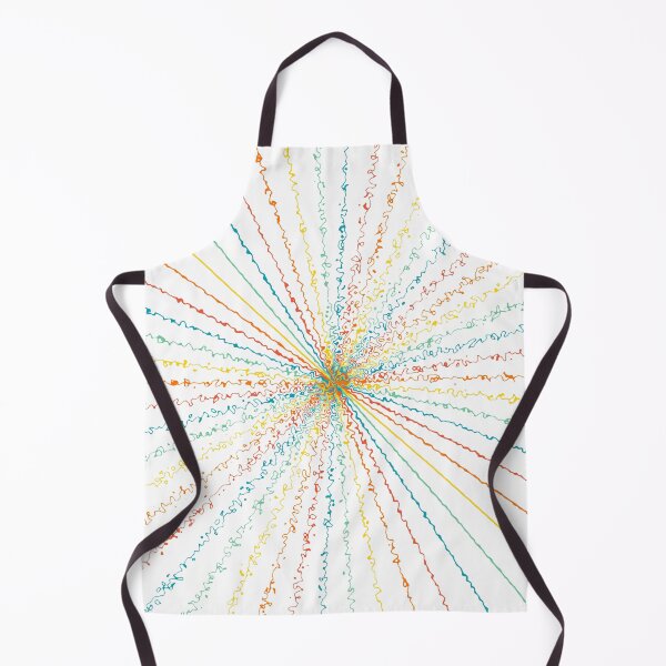 Item preview, Colorful Ripple Sun Rays Burst Sunny Polychrome Waves designed and sold by EvergreenMotifs.