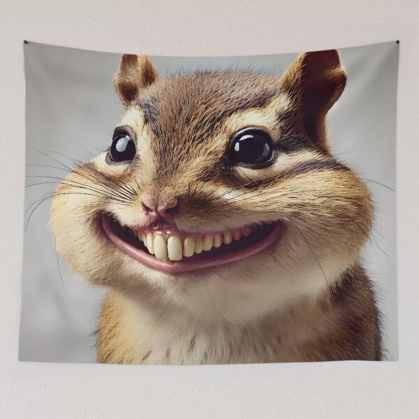 Item preview, Say Cheese Chipmunk designed and sold by ArtPrintsUSA.