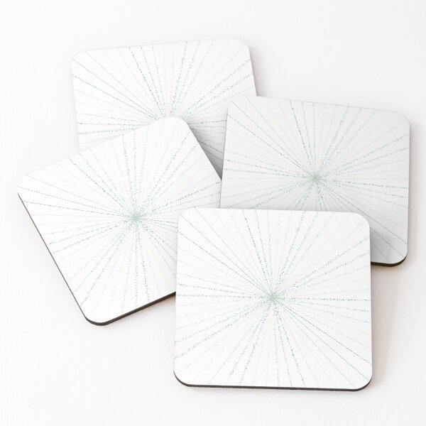 Item preview, Colorful Ripple Abstract Sun Rays Burst Cursive Pastel designed and sold by EvergreenMotifs.