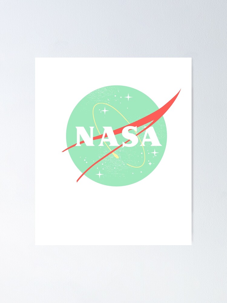 Retro Nasa Logo Summer Vintage Nasa Poster By Raverebel Redbubble