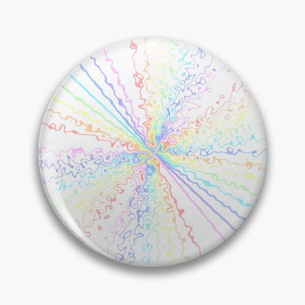 Item preview, Colorful Ripple Sun Rays Burst Sunny Polychrome Waves designed and sold by EvergreenMotifs.