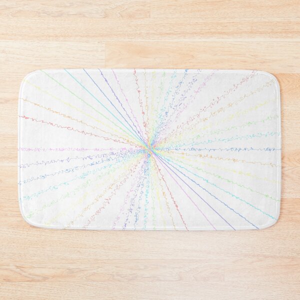 Item preview, Colorful Ripple Sun Rays Burst Sunny Polychrome Waves designed and sold by EvergreenMotifs.