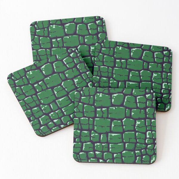 Item preview, Pixel Crocodile Pattern designed and sold by NaturePixel.