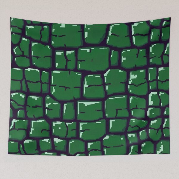 Item preview, Pixel Crocodile Pattern designed and sold by NaturePixel.