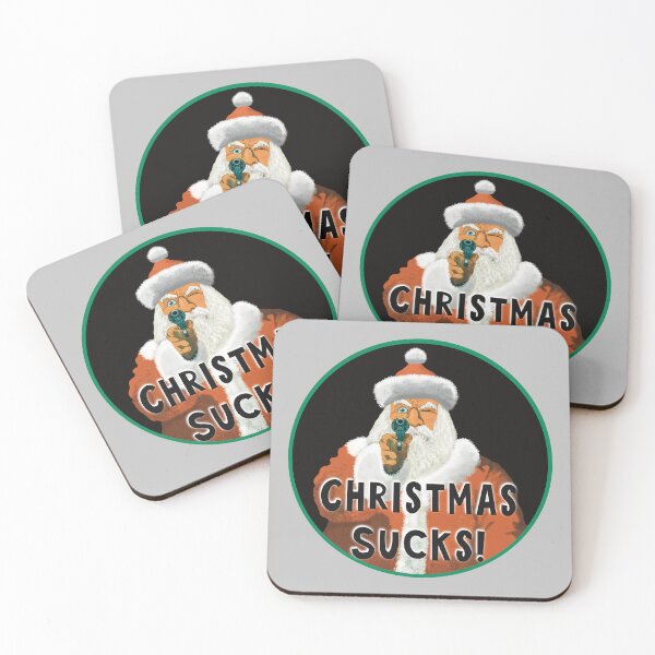 Item preview, Miserable Old Git - Christmas Sucks -Santa designed and sold by KateVanFloofno1.