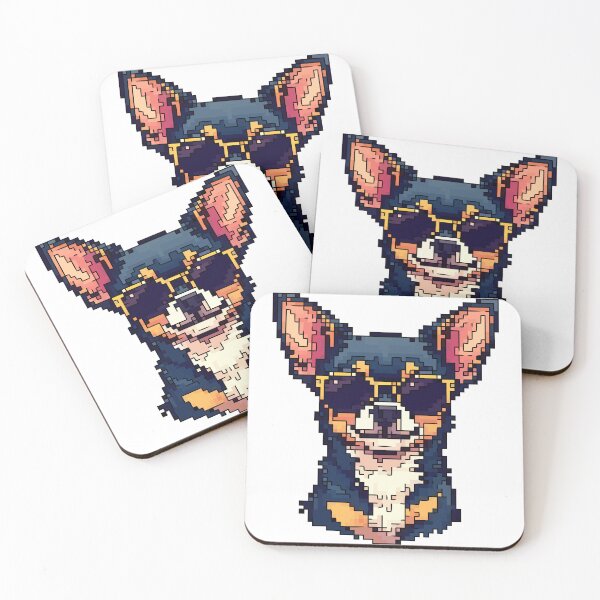 Item preview, Pixel Chihuahua Charm designed and sold by NaturePixel.