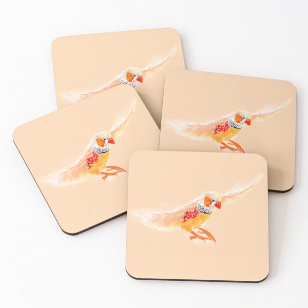 Item preview, Flying Zebra Finches - no. 3 designed and sold by Heuly Horton.