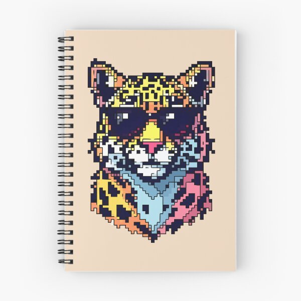 Item preview, Pixel Clouded Leopard designed and sold by NaturePixel.