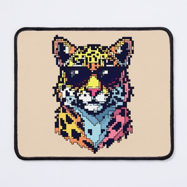 Item preview, Pixel Clouded Leopard designed and sold by NaturePixel.