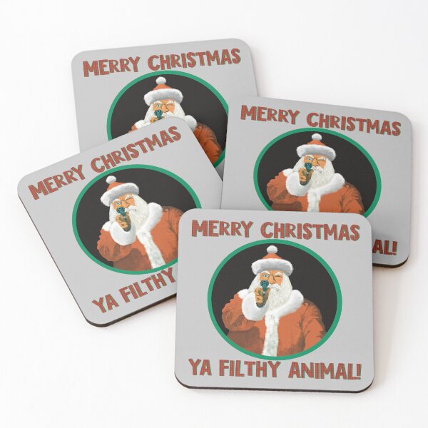 Item preview, Miserable Old Git - Merry Christmas Ya Filthy Animal! - Santa designed and sold by KateVanFloofno1.