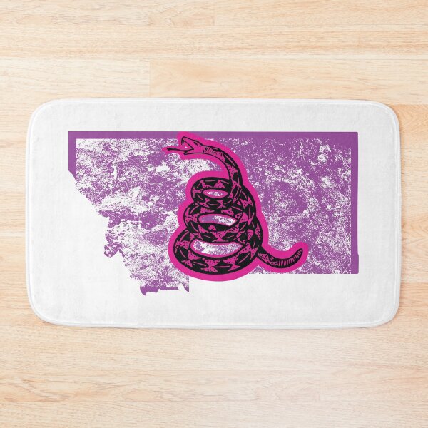 Item preview, MONTANA  - Freedom Is The Superpower - Gadsden Snake Flag - Dont Tread On Me design 80s colors designed and sold by pelagio.