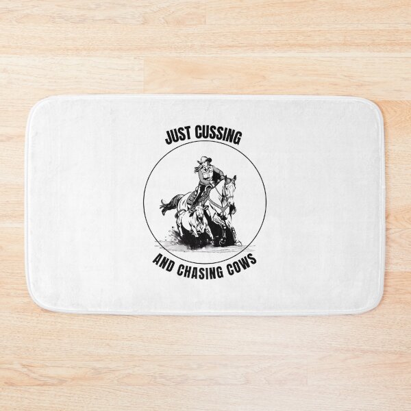 Item preview, Just Cussing and Chasing Cows - Cowgirl designed and sold by TeesbyAngela.