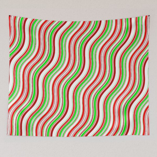 Item preview, Varying Color Waves Flowing Colorful Waving Happy Holiday designed and sold by EvergreenMotifs.