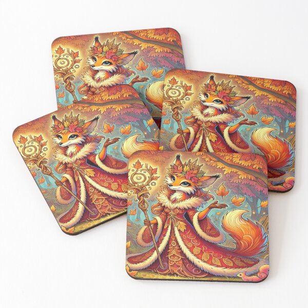 Item preview, Autumn's Regal Princess: The Majestic Fox designed and sold by Feathers & Futhark.