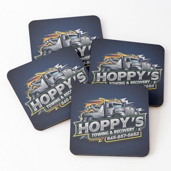 Item preview, Hoppy's Towing & Recovery Business Card Logo Picture,Towing and Recovery designed and sold by Shabby Script Archive | Digital Designer .