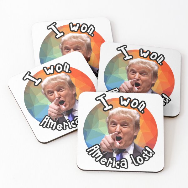 Item preview, Trump won America lost designed and sold by DelusioWarez.