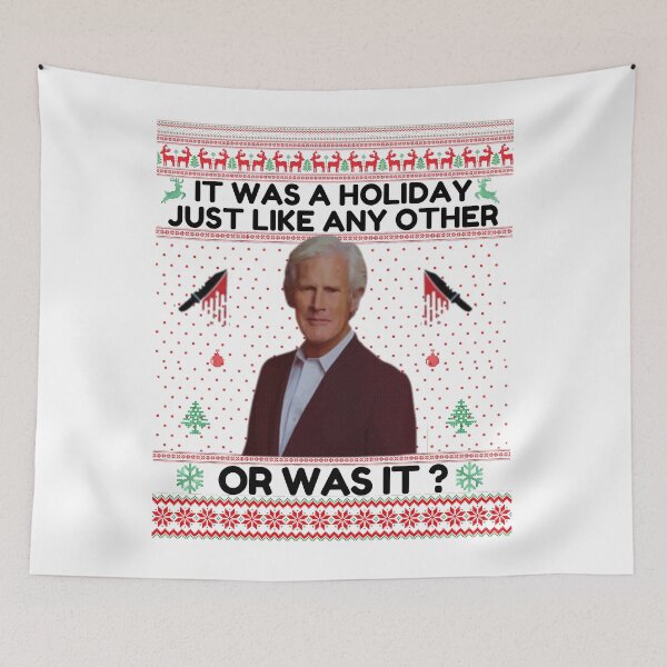 Item preview, Keith Morrison christmas sweater True Crime Ugly Christmas Sweaterit was a holiday,just like any other  Party Sweatshirt True Crime Ugly Sweater Funny Christmas Sweater designed and sold by ArtfulWolves.