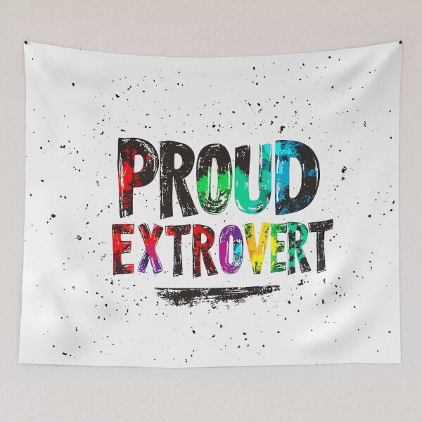 Item preview, Proud Extrovert Statement designed and sold by Artbyminga.