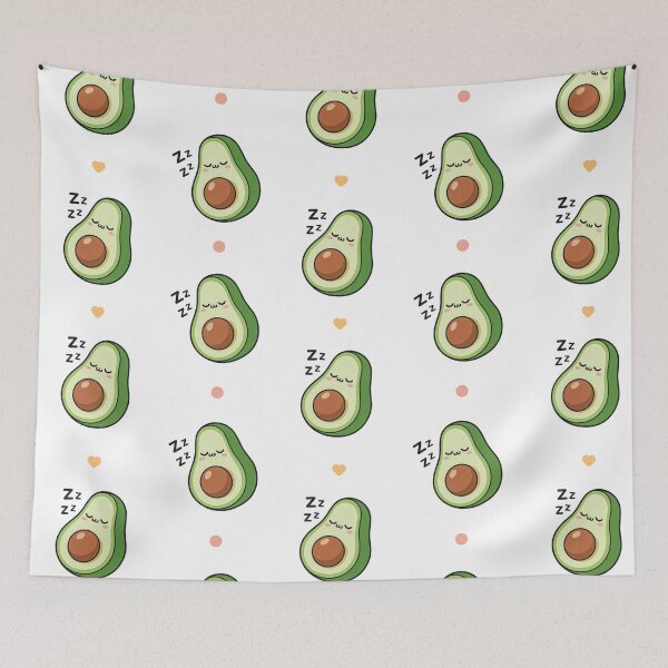 Item preview, Cute Sleepy Avocado designed and sold by RetroPrism.