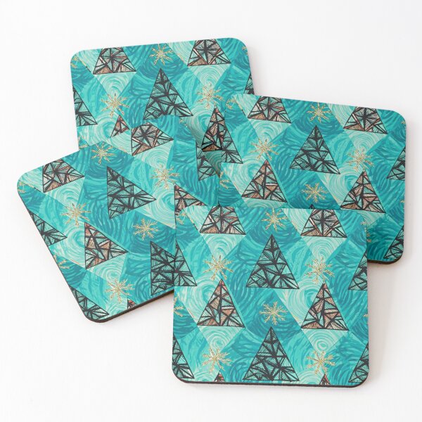 Item preview, Abstract Blue Christmas designed and sold by AOCollections.